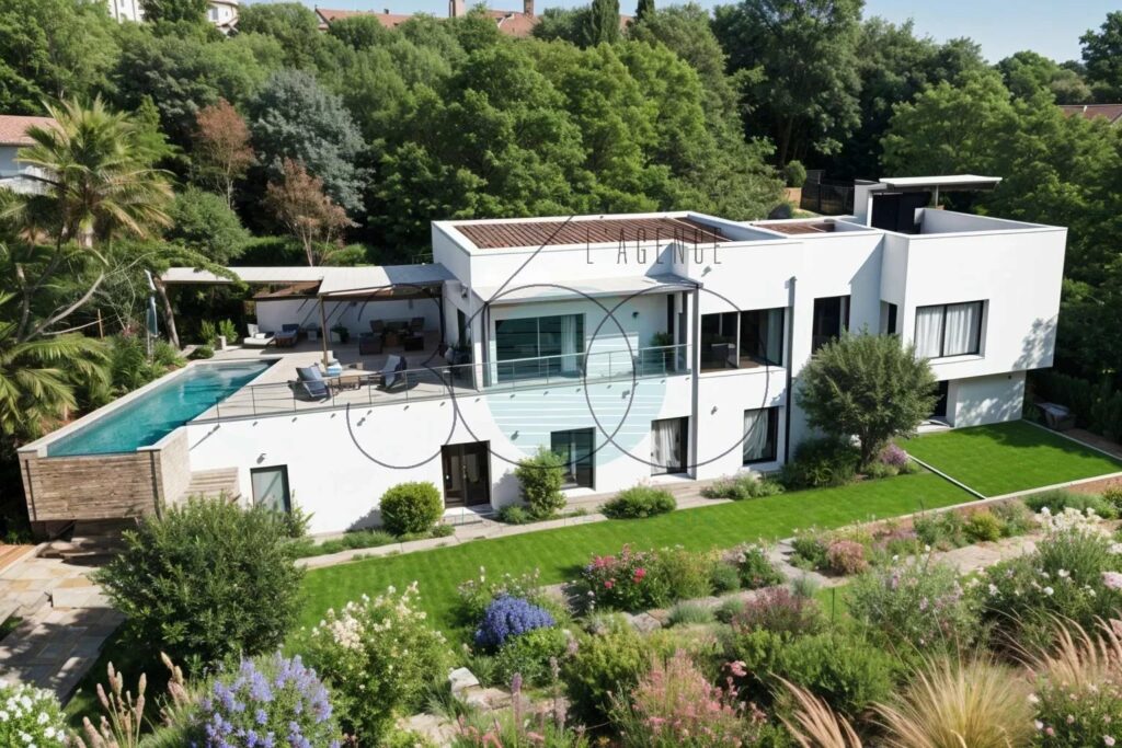 VILLA CONTEMPORAINE VUE MER