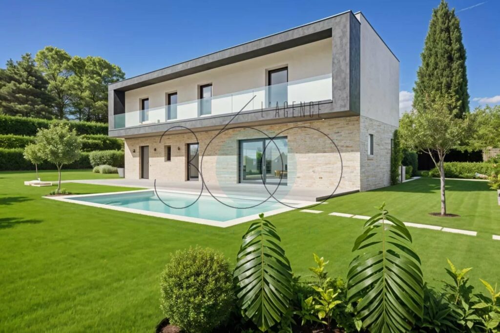 VILLA CONTEMPORAINE NEUVE - PROCHE