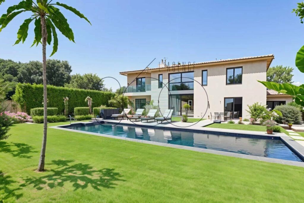 VILLA CONTEMPORAINE - DOMAINE FERMÉ